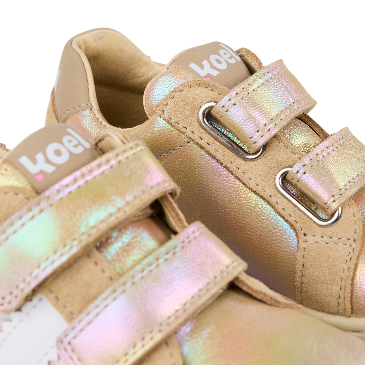 KOEL Denis Metallic 3.0 Gold – Lederschuh für breite Kinderfüße