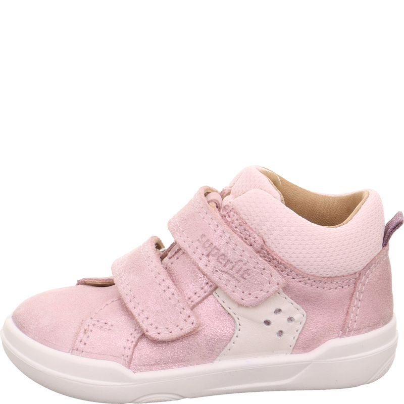 Superfit effektleder SUPERFREE Barfußschuhe rosa/lila