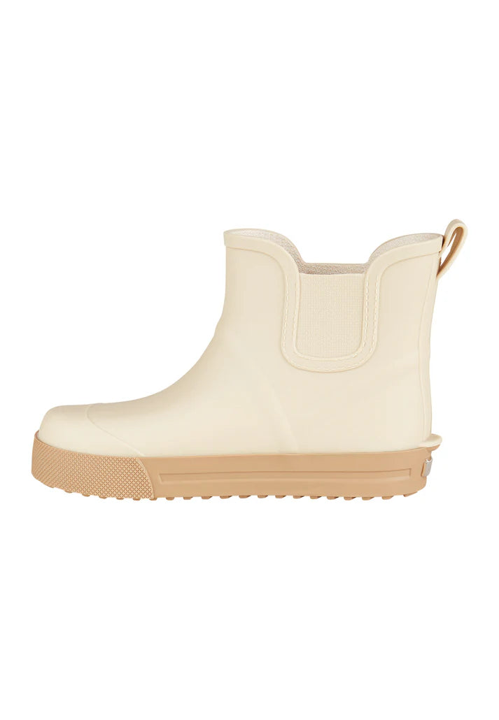 Sterntaler Gummistiefel 2-farbig Beige – wasserdichte Kinder-Regenstiefel für breite Füße