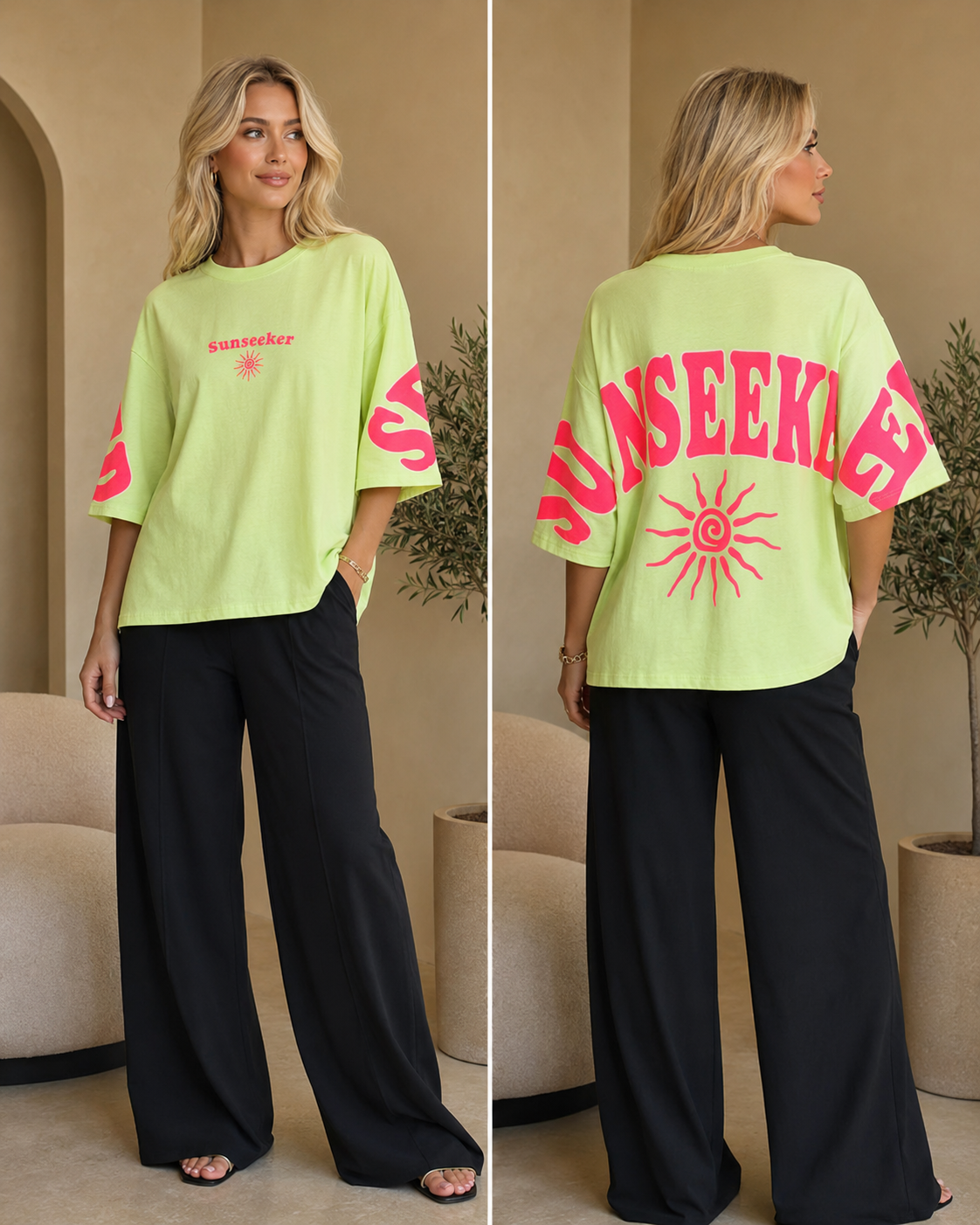 Shirt Sunseeker neon gelb