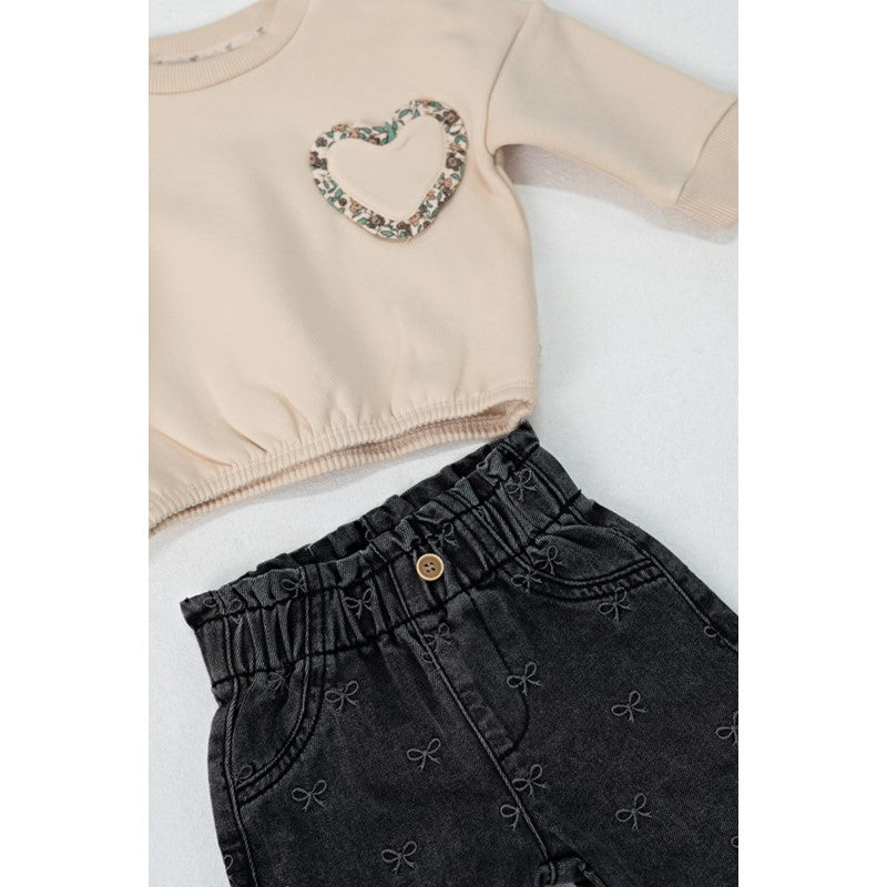 feetje Kastiger Sweater Oversized - Lucky Bloombird 51602887 – Natur