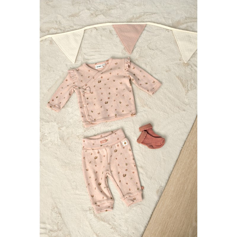 feetje Gerippte Hose - Rosa