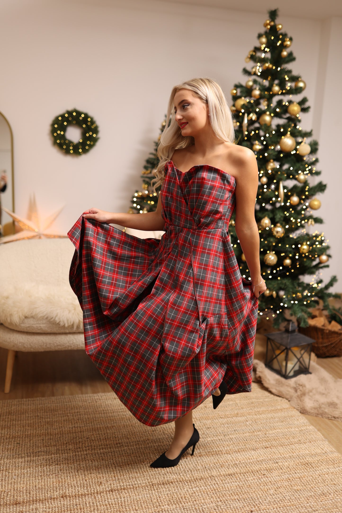 Weihnachts Korsett Kleid Anastasija