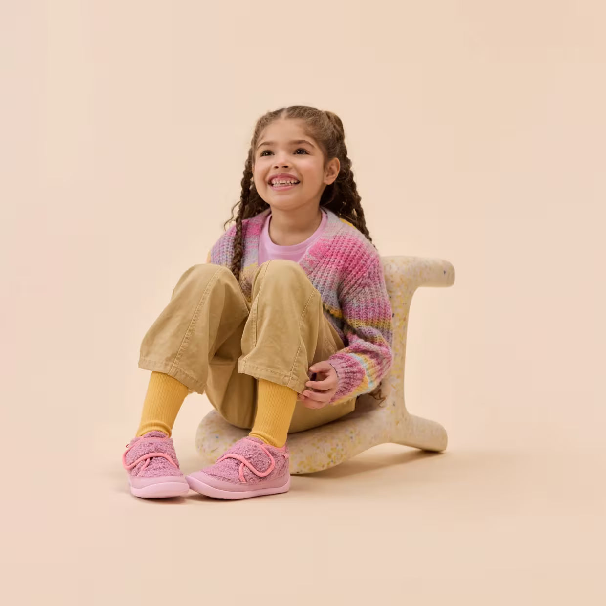 Slipper Vegan Fleecy Otter Rose