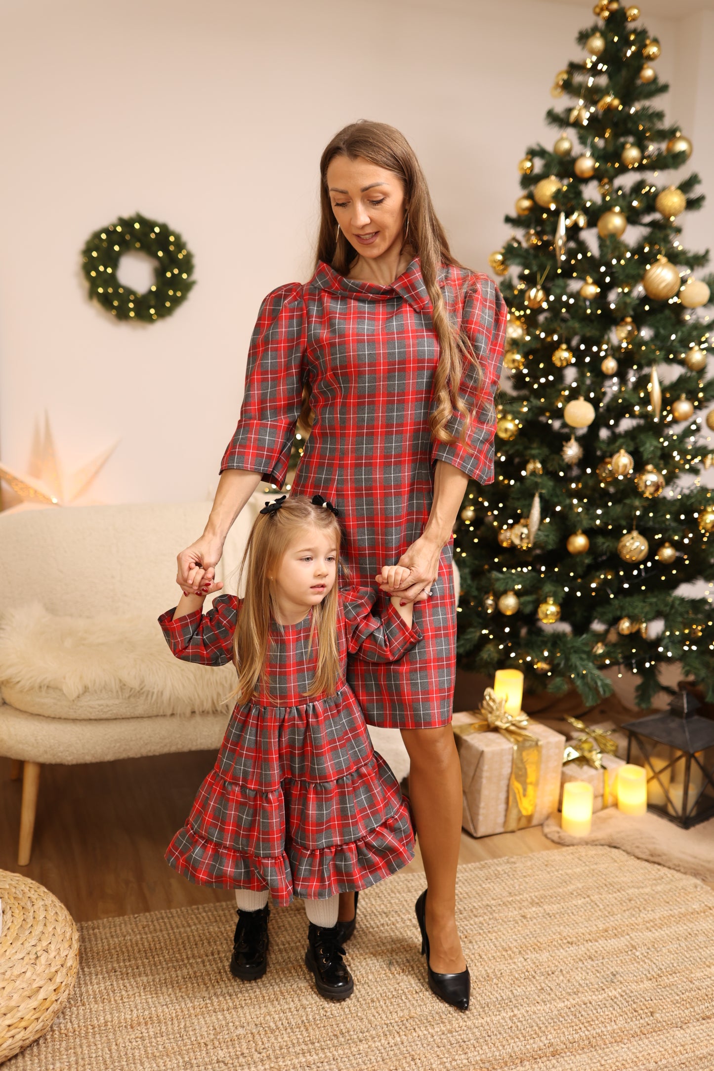 Weihnachtskleid für Mama