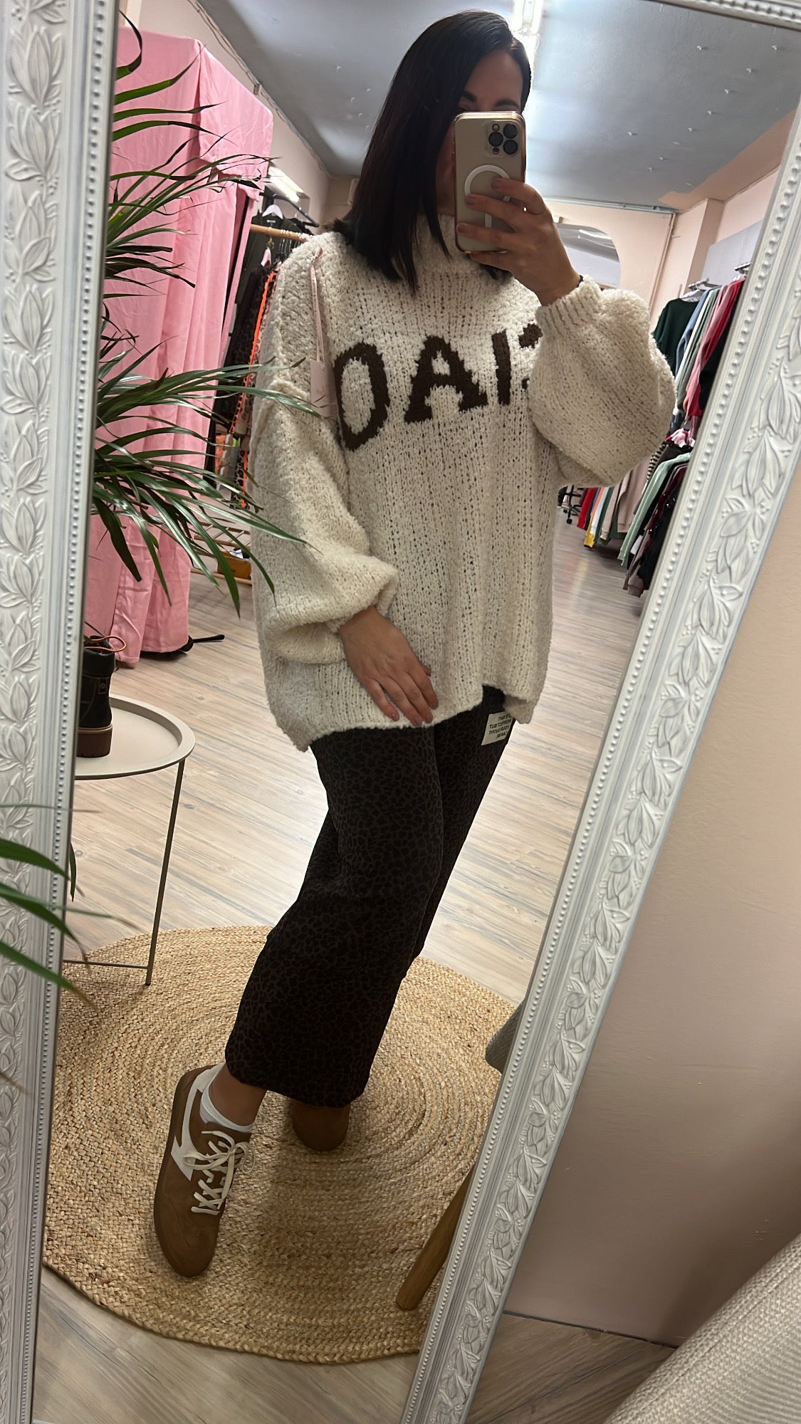 Pullover CIAO Chocolate mit Latte