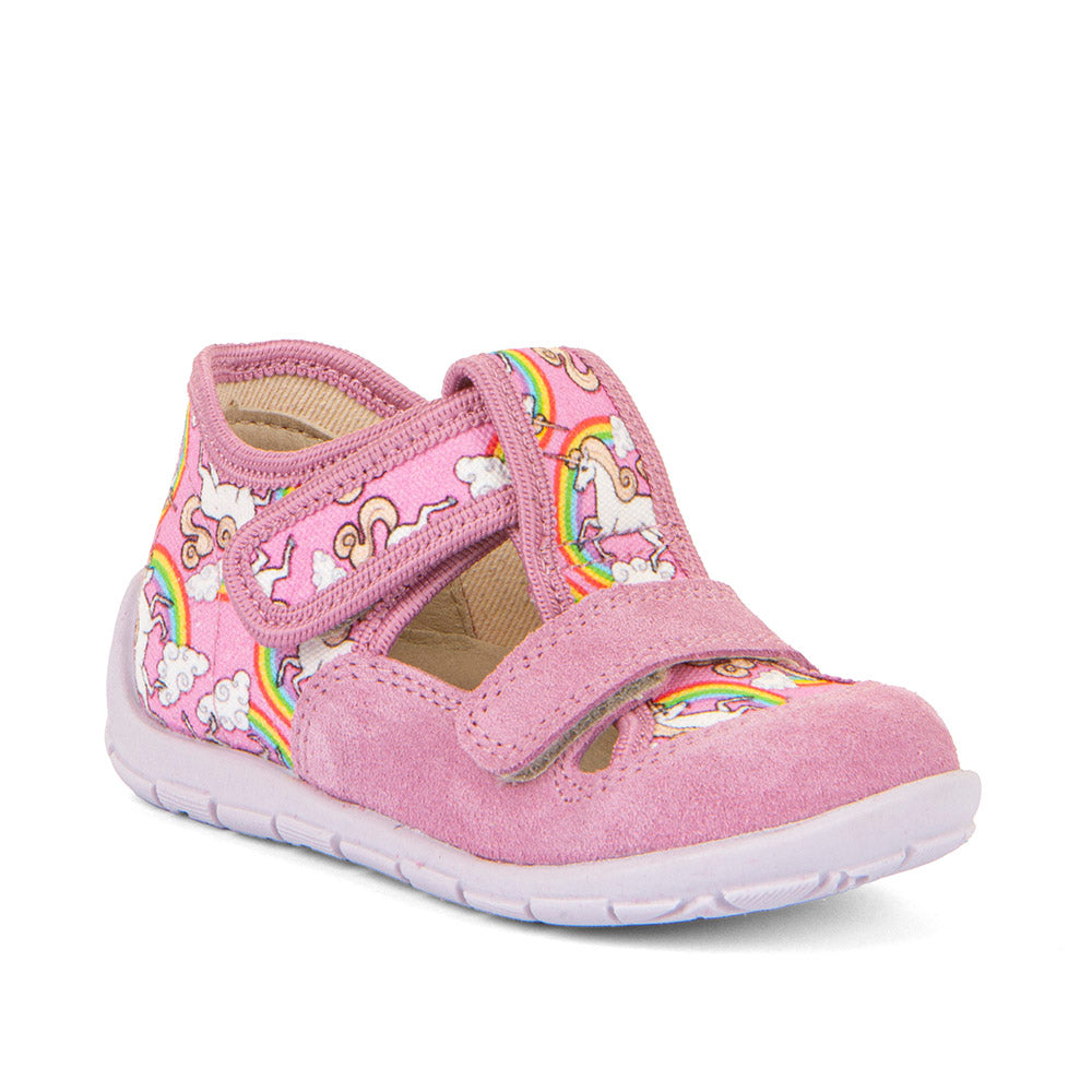 Classic Slippers White Pink