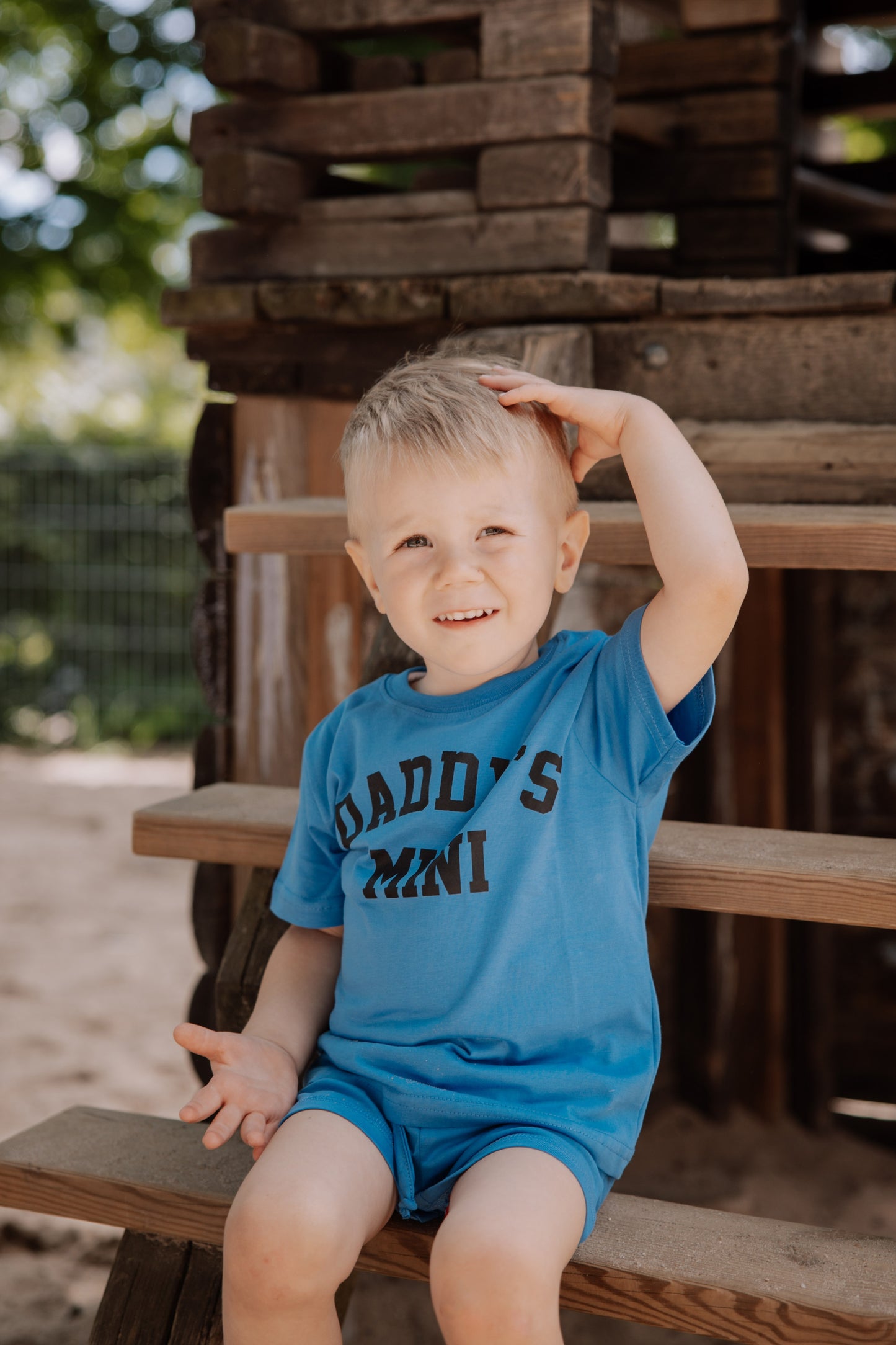 Daddy's Mini Shorts Blau