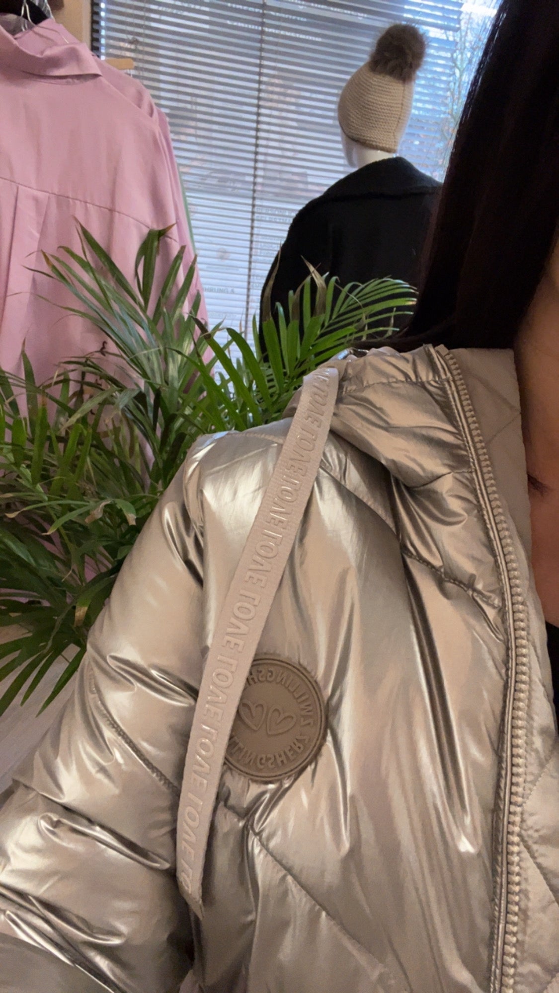 Zwillingsherz Jacke Silber