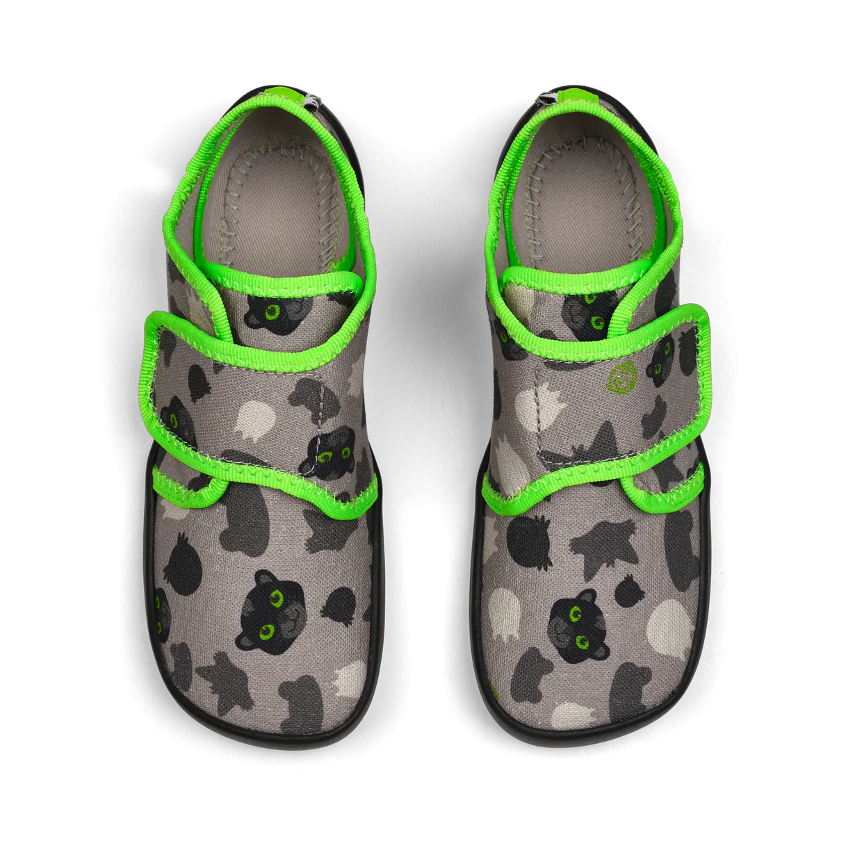 Affenzahn Slipper Cotton Movy Panther Grey