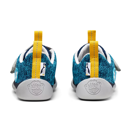 Affenzahn Halbschuh Knit Happy Pinguin