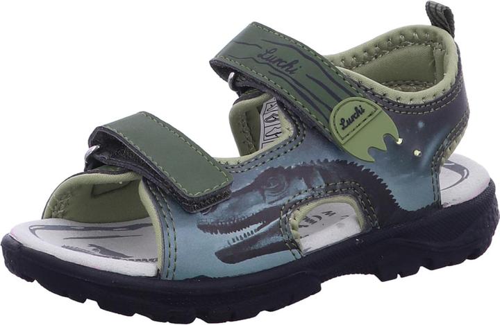 Lurchi Kraptor Kindersandale oliv Klettverschluss