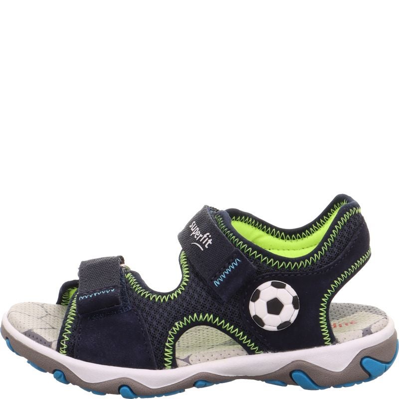 Superfit Sandalen Mike Blau/Türkis Velours textil