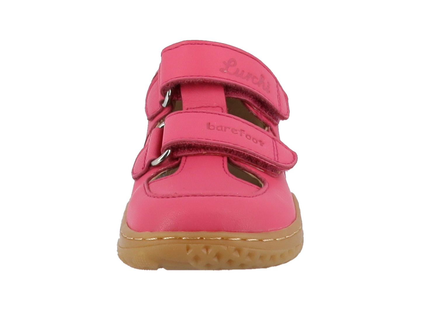 Lurchi Senti Barefoot Barfußsandale fuchsia Leder Klettverschluss Ansicht 2