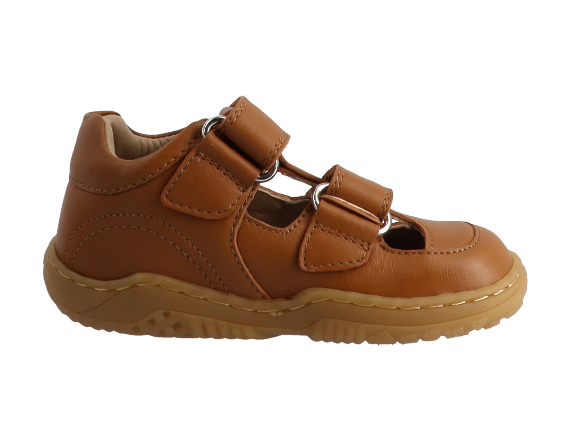 Lurchi Senti Barefoot Barfußsandale tan Leder Klettverschluss Ansicht 3