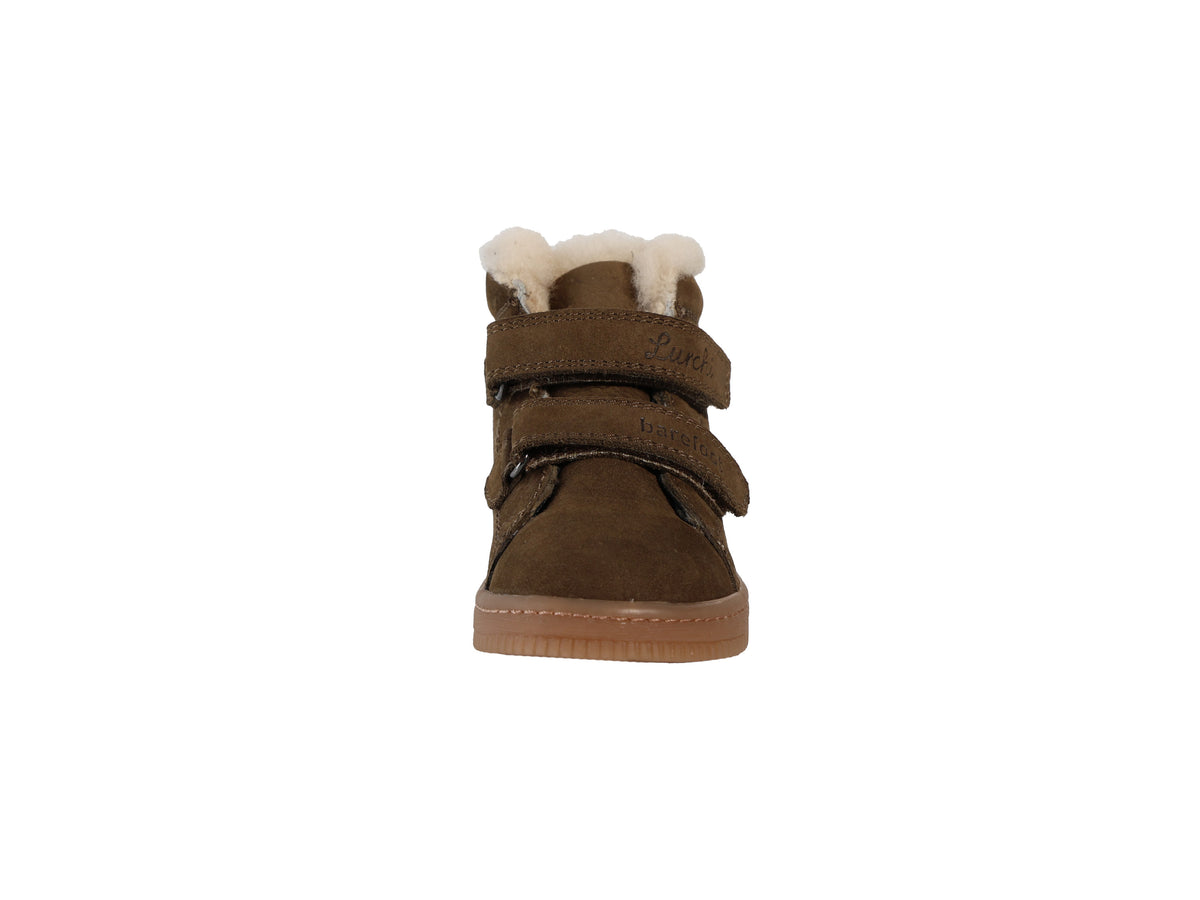 Lurchi Barfuß-Winterstiefel Felix Barefoot-TEX in olive bei MINIBEB