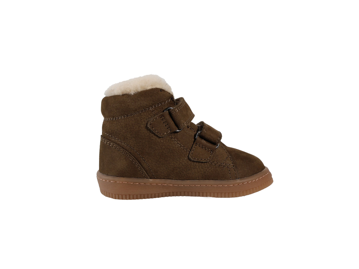 Lurchi Barfuß-Winterstiefel Felix Barefoot-TEX in olive bei MINIBEB