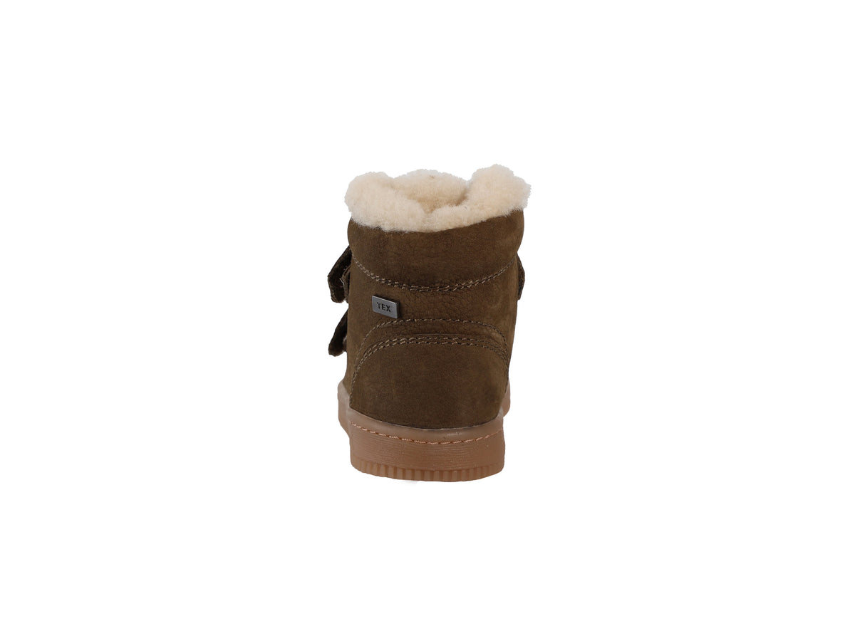 Lurchi Barfuß-Winterstiefel Felix Barefoot-TEX in olive bei MINIBEB