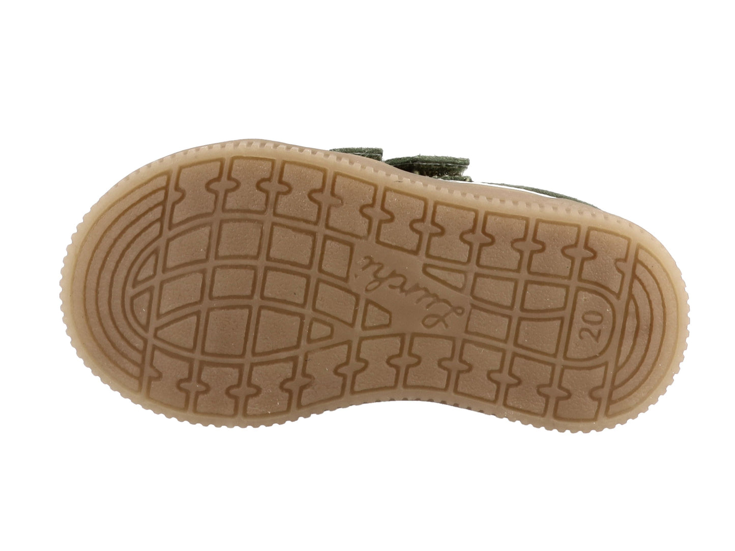 Lurchi Falki Barefoot Barfußschuh moosgrün Veloursleder Klettverschluss Ansicht 5