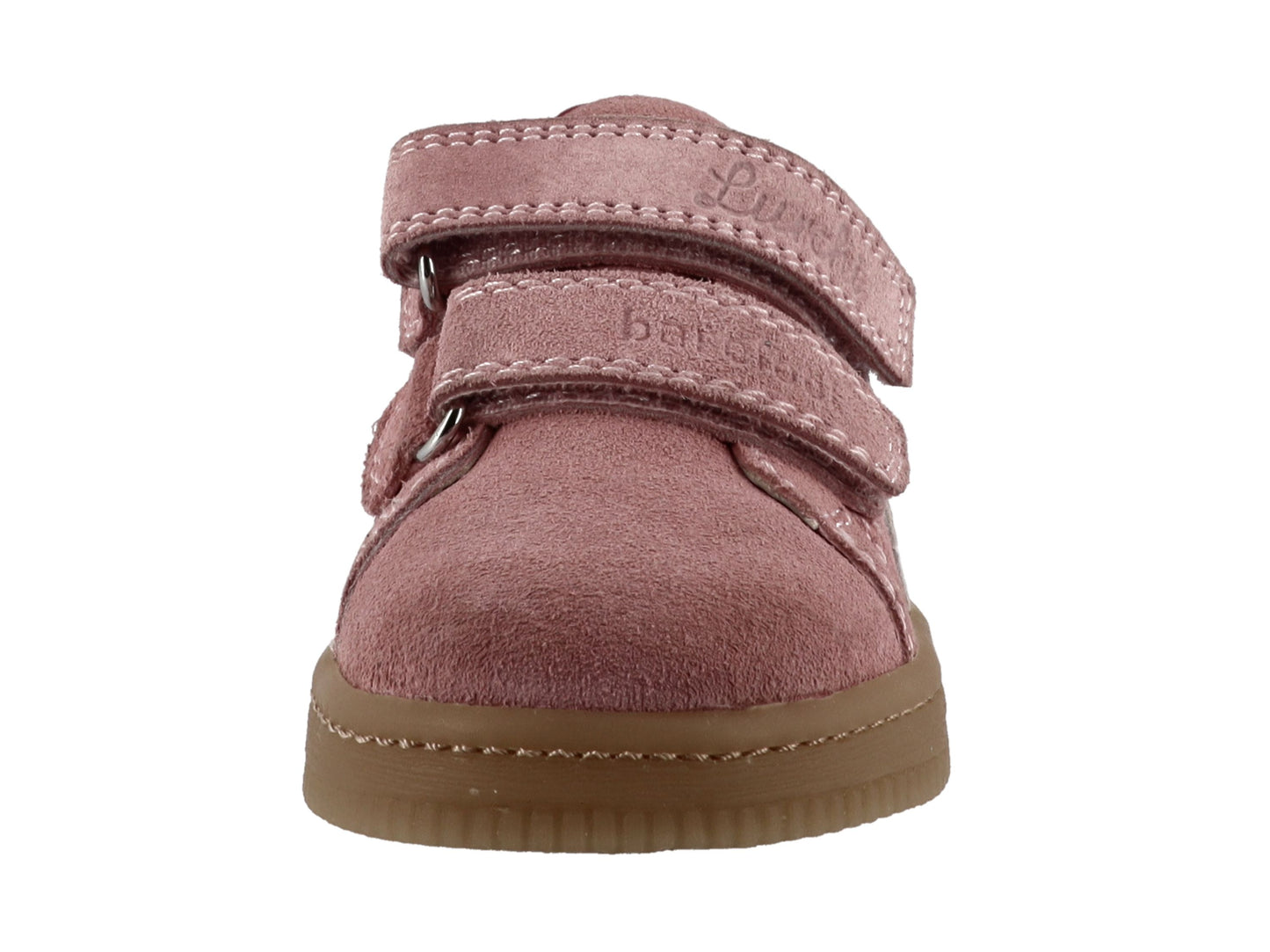 Lurchi Falki Barefoot Barfußschuh rosa Veloursleder Klettverschluss Ansicht 2