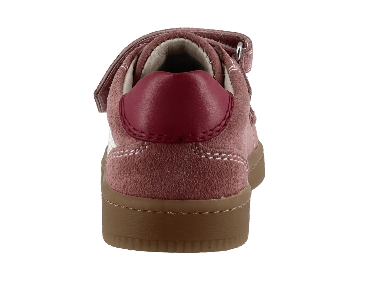 Lurchi Falki Barefoot Barfußschuh rosa Veloursleder Klettverschluss Ansicht 4
