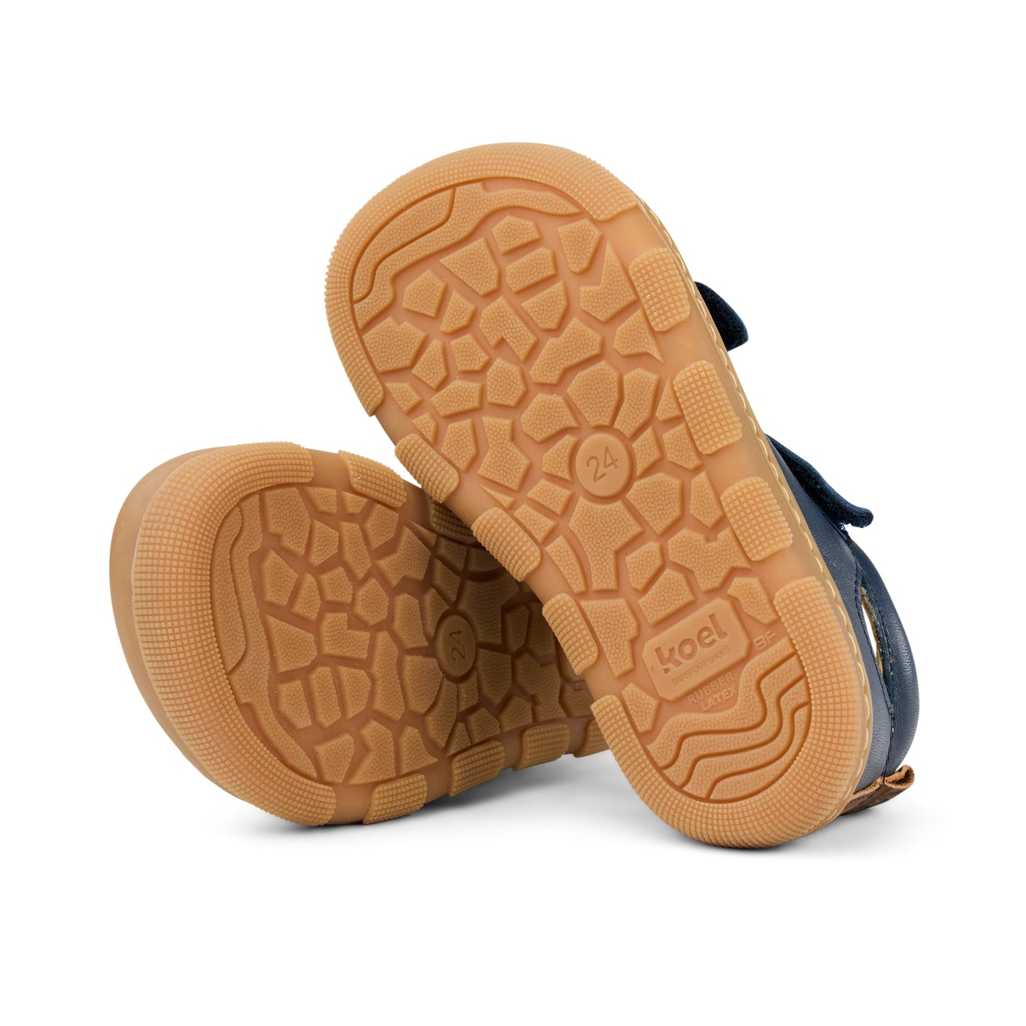 KOEL Kato W II Olive – Barfußsandale für breite Kinderfüße