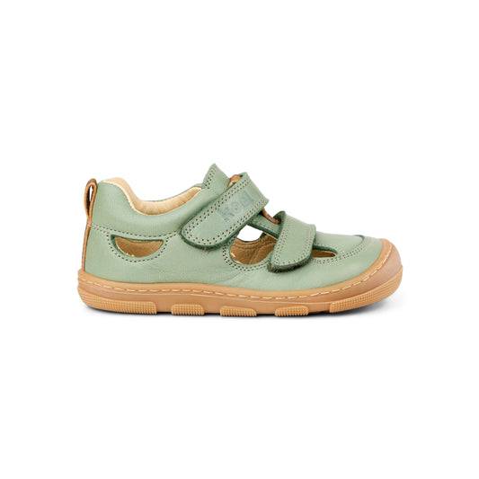 KOEL Kato W II Olive – Barfußsandale für breite Kinderfüße