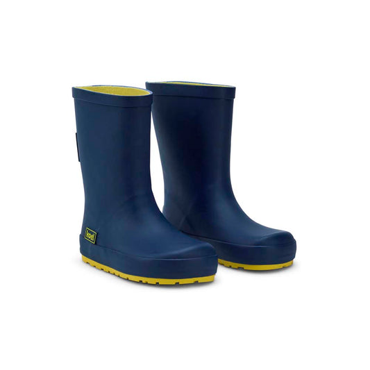 KOEL VINI BAR SOLID Blue – flexibler Gummistiefel für breite Kinderfüße