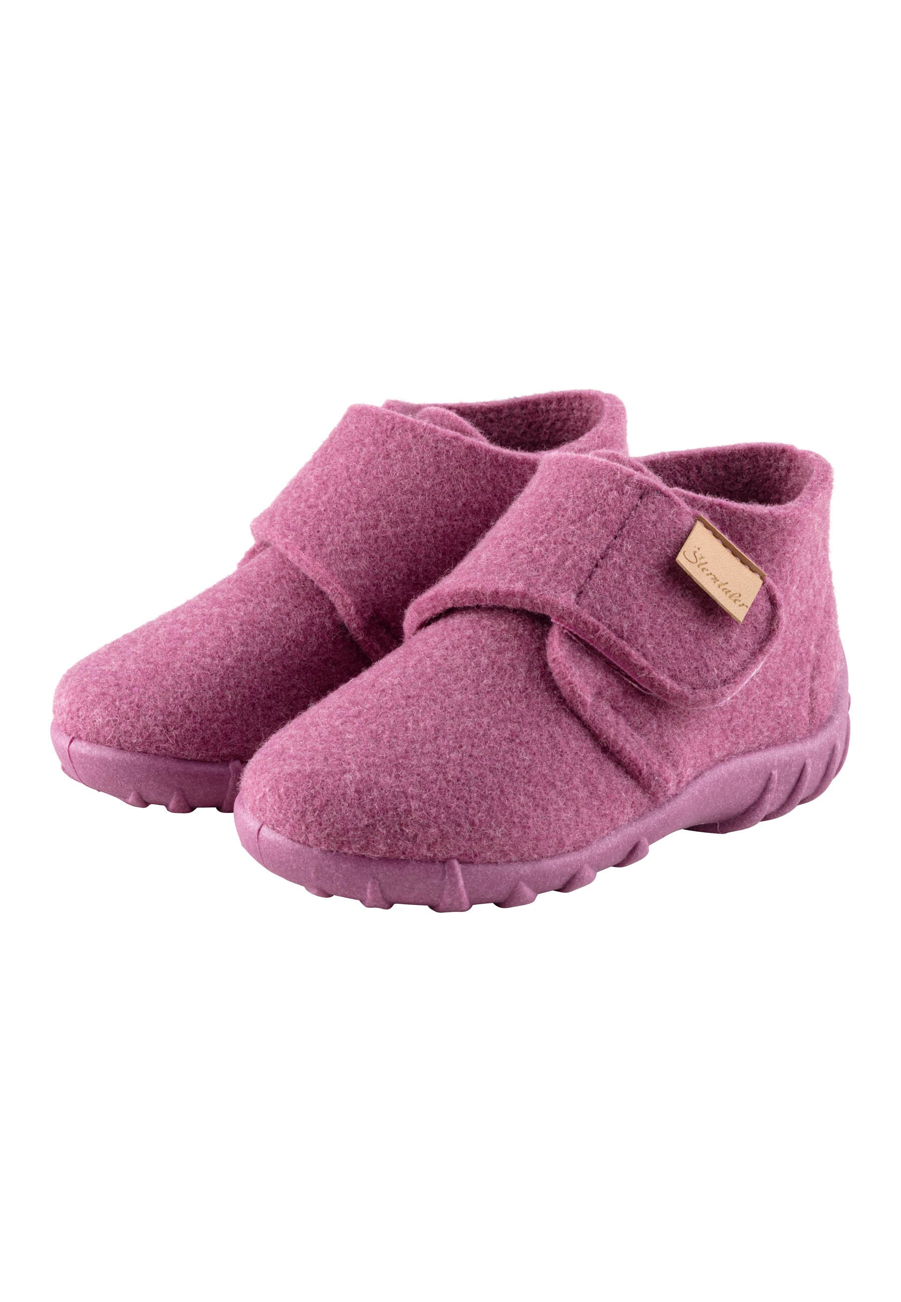 Sterntaler Hausschuhe in Beerenrosa bei MINIBEB