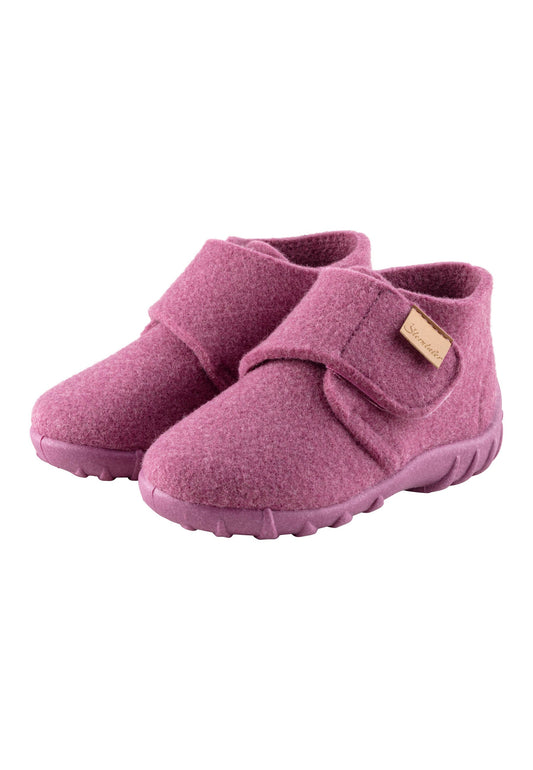 Sterntaler Hausschuhe in Beerenrosa bei MINIBEB