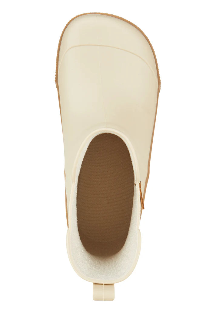 Sterntaler Gummistiefel 2-farbig Beige – wasserdichte Kinder-Regenstiefel für breite Füße