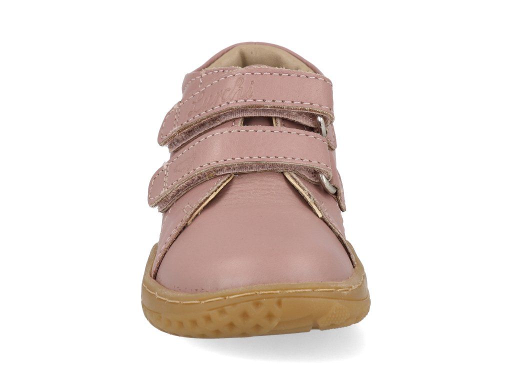 Lurchi Sorik Barefoot Kinderschuh rosa Leder Klettverschluss Ansicht 3