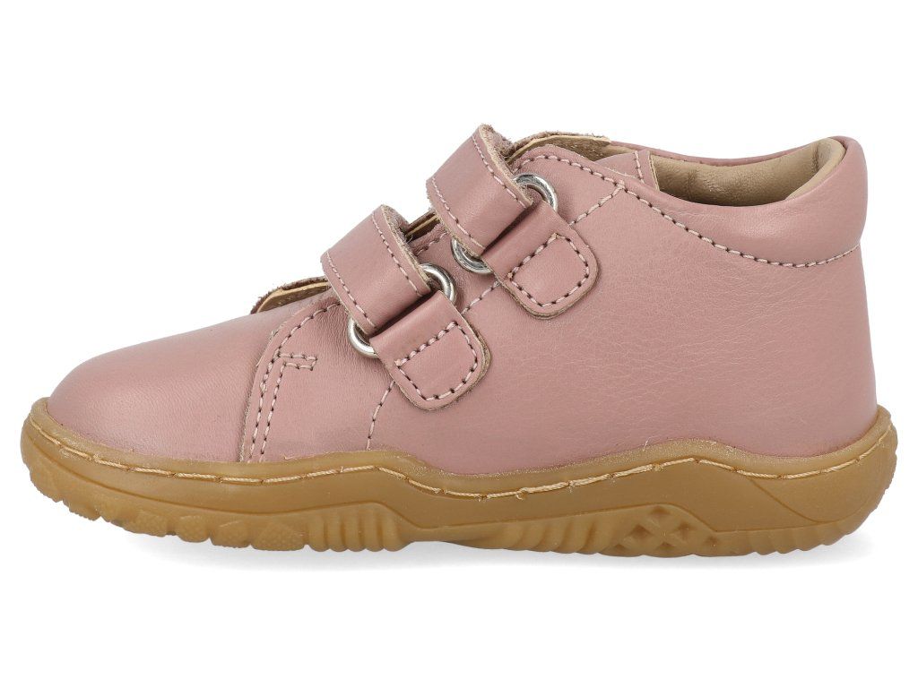 Lurchi Sorik Barefoot Kinderschuh rosa Leder Klettverschluss Ansicht 4