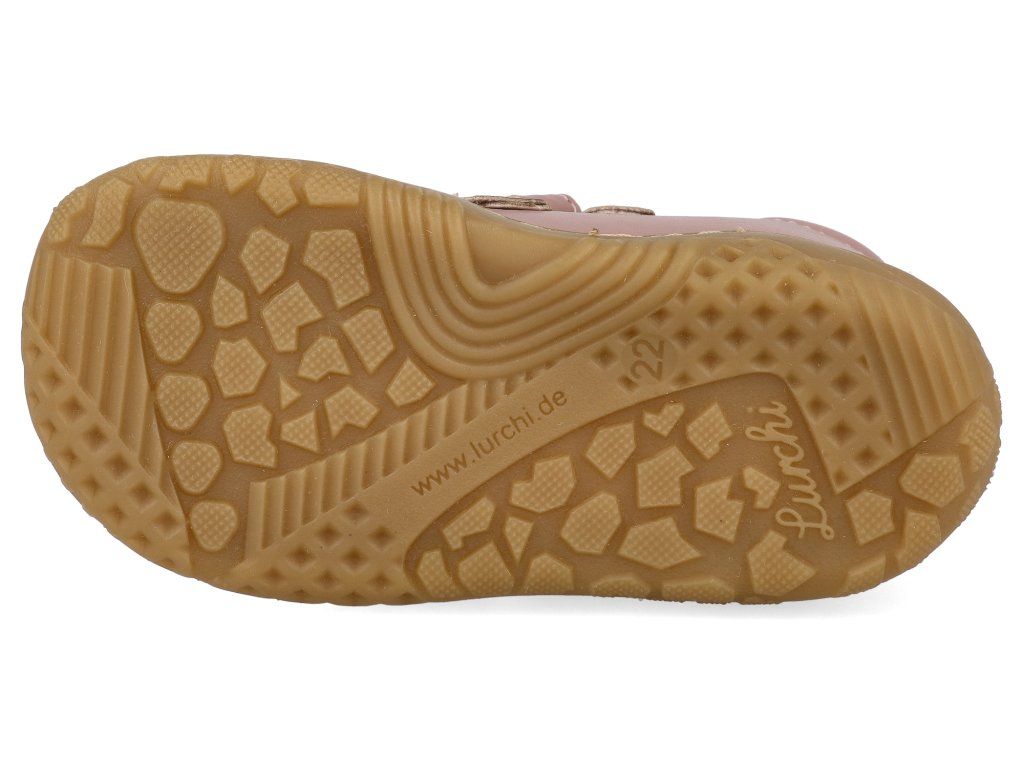 Lurchi Sorik Barefoot Kinderschuh rosa Leder Klettverschluss Ansicht 7