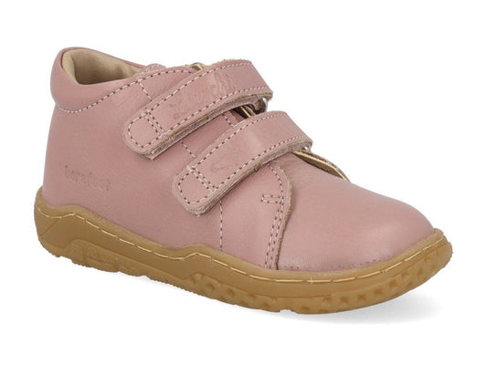 Lurchi Sorik Barefoot Kinderschuhe rosa Leder Klettverschluss