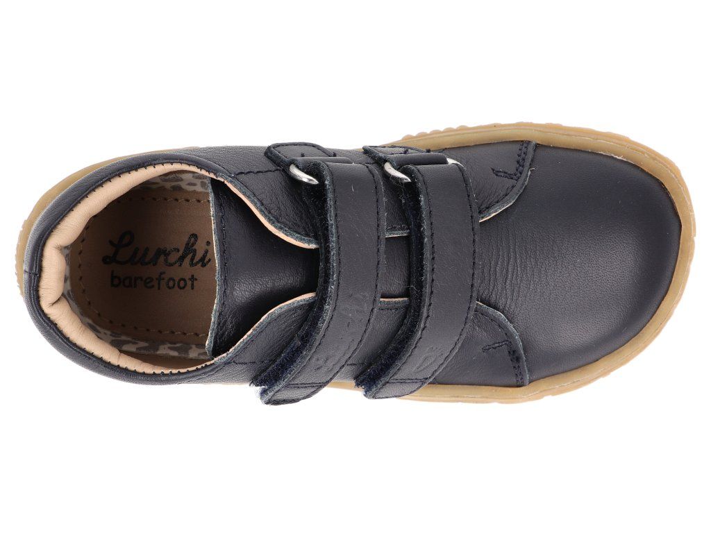 Lurchi Sorik Barefoot Kinderschuh marineblau Leder Klettverschluss Ansicht 6