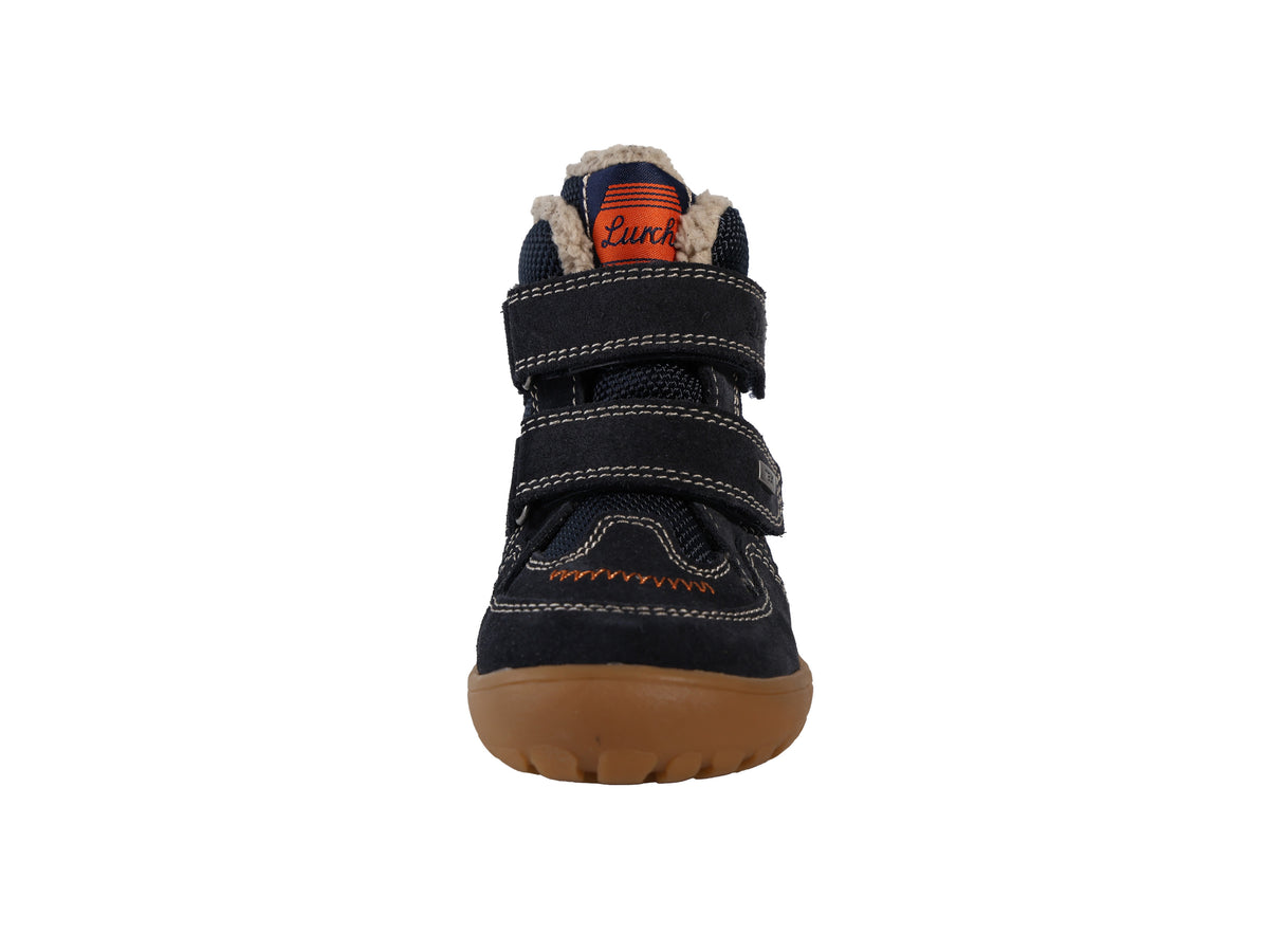 Lurchi Barfuß-Stiefelette Juppy Barefoot-TEX in navy bei MINIBEB