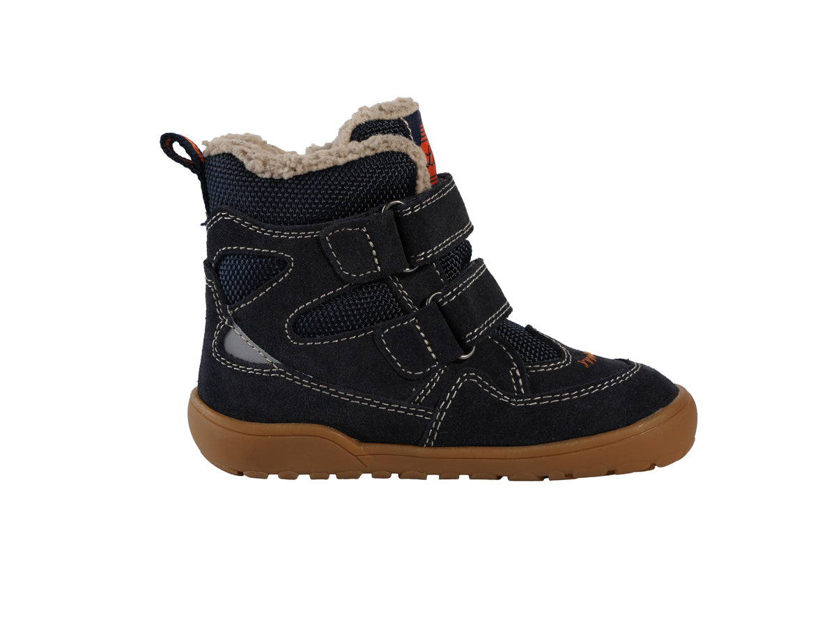 Lurchi Barfuß-Stiefelette Juppy Barefoot-TEX in navy bei MINIBEB