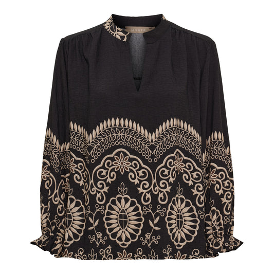 MARTA Bluse Black 8567