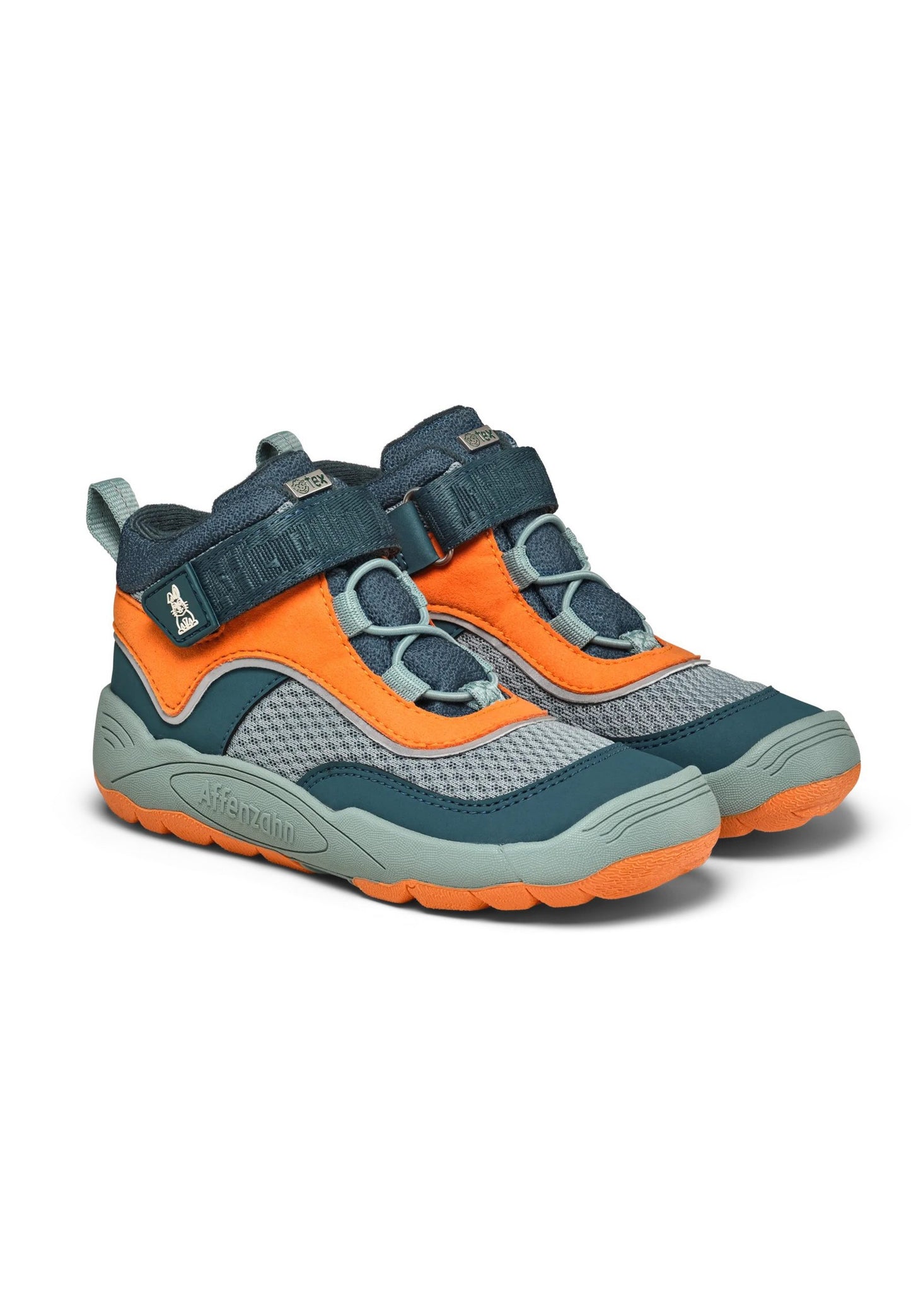 Affenzahn Low Boot vegan Explory Bunny Petrol