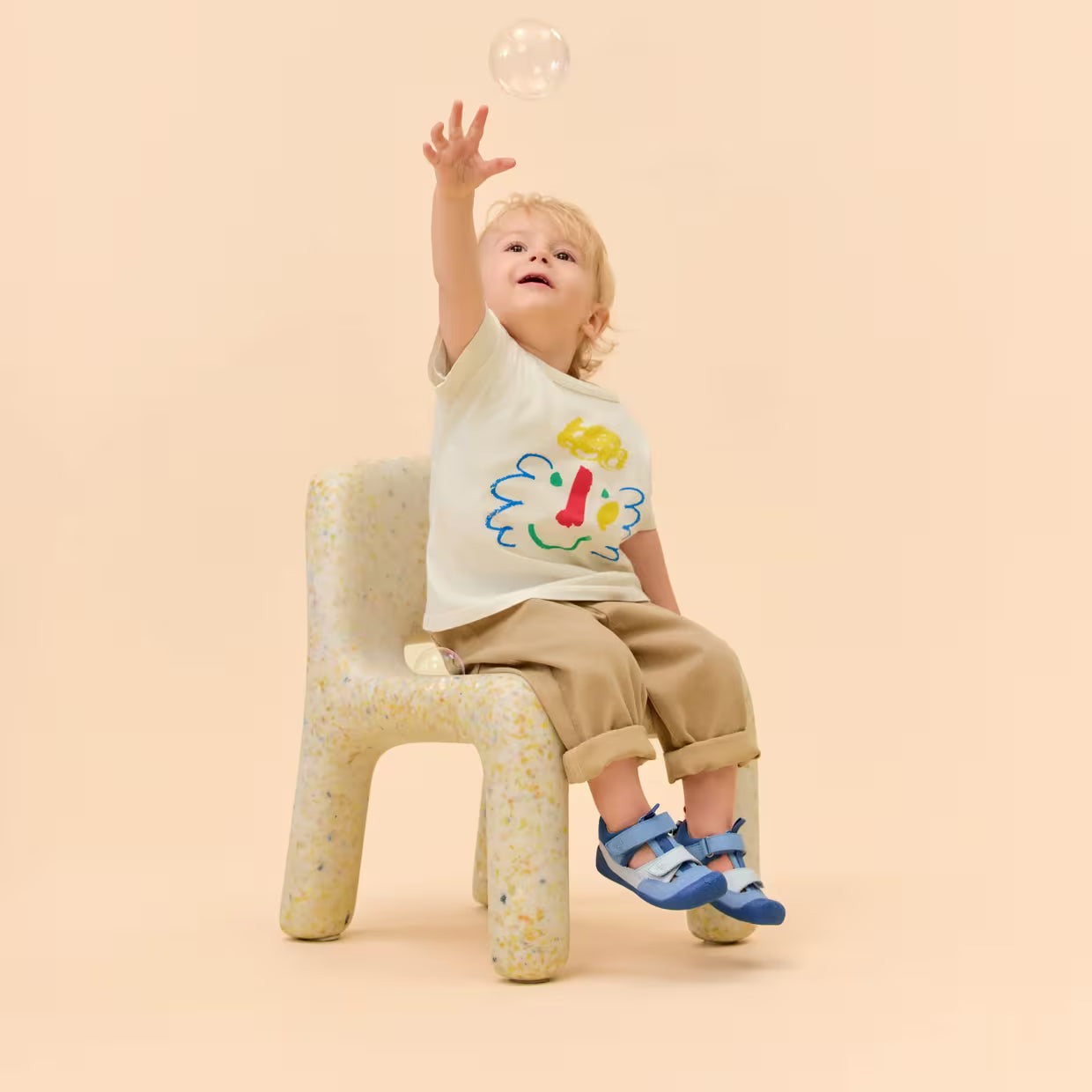 Affenzahn Lauflerner Sandale Leder Freely Elefant