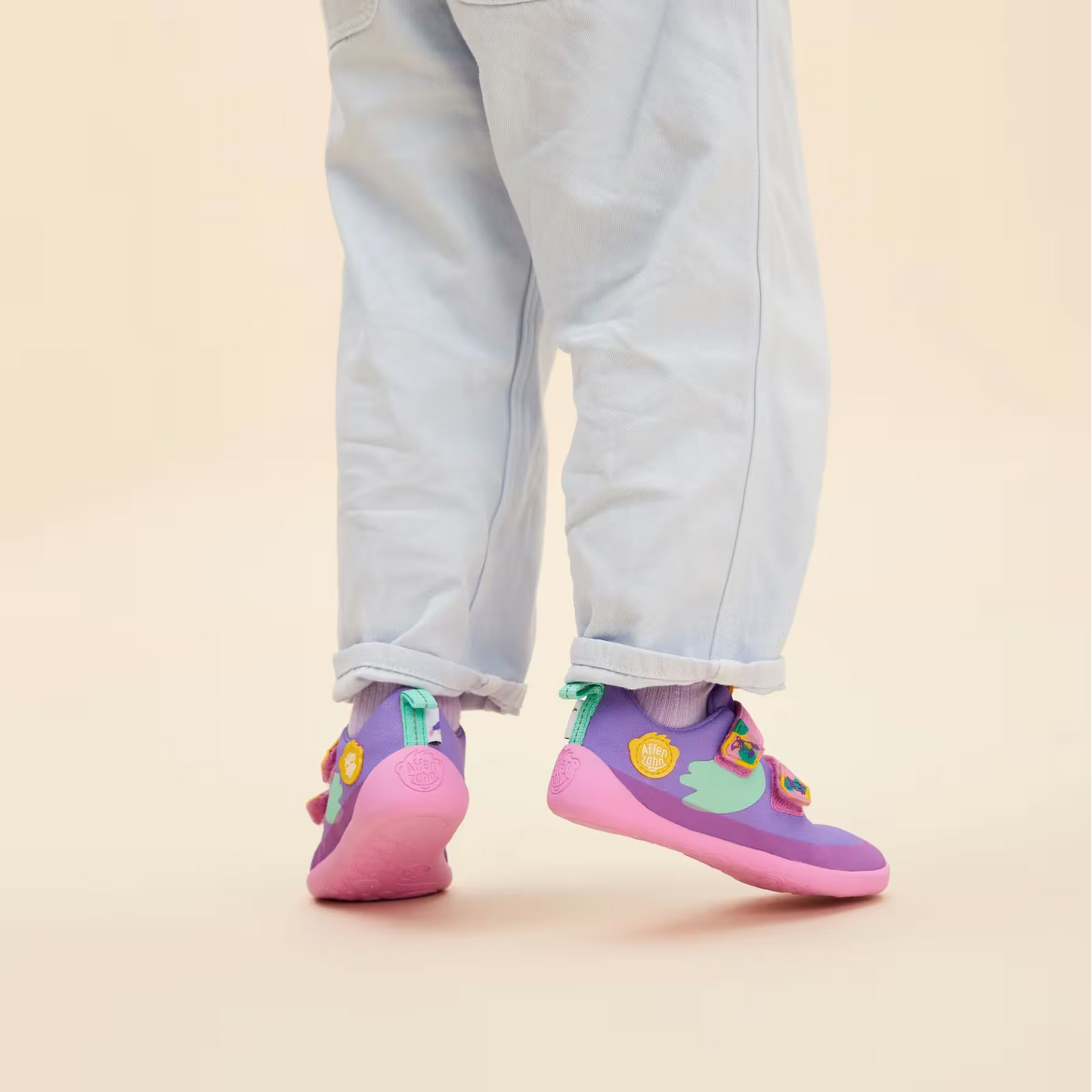 Affenzahn Halbschuh Barfuß Baumwolle Lucky Kreativ Tukan