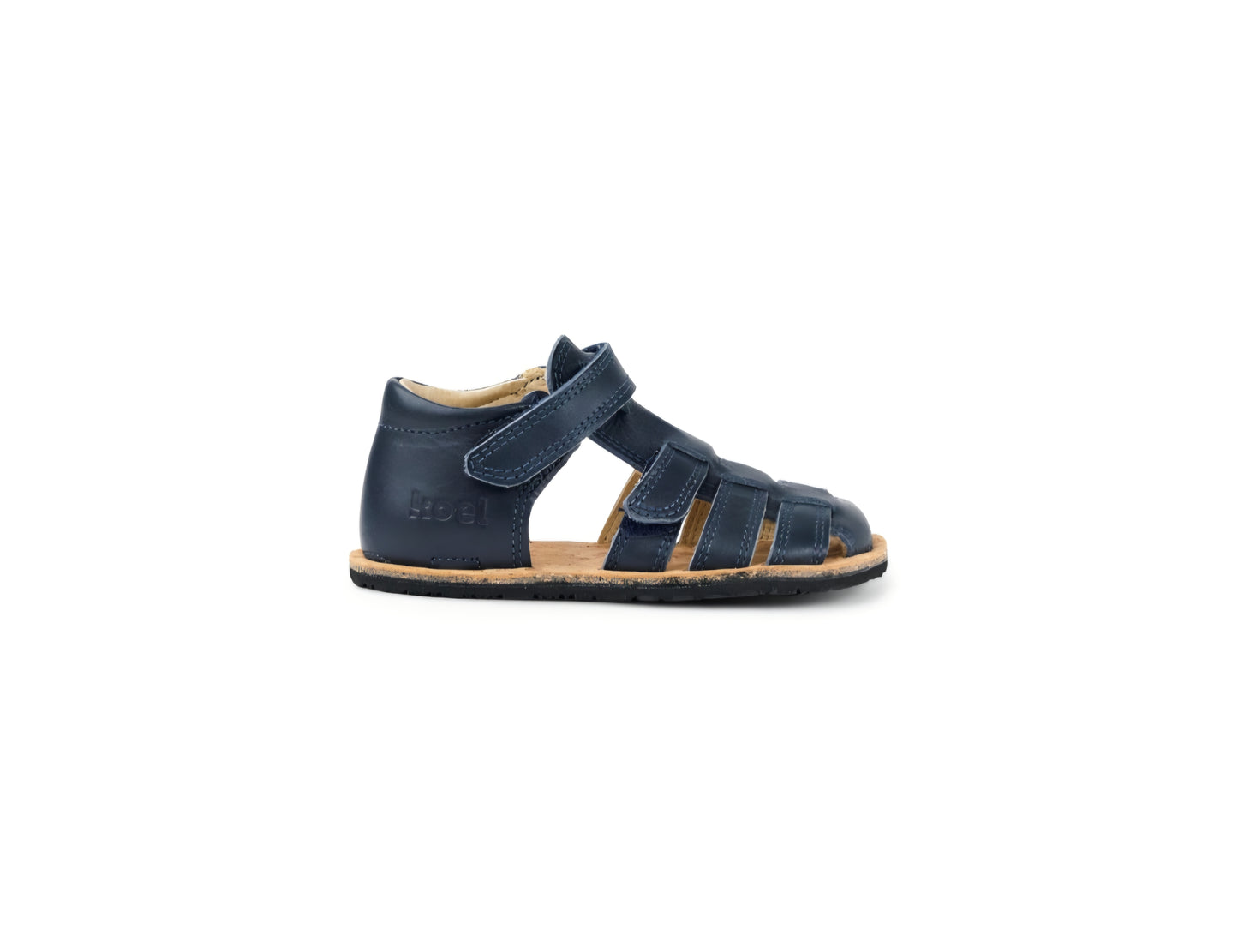 Koel Barefoot Kids Leather Sandalen Arin Napa Blue – flexible Leder-Barfußsandalen für Kinder