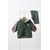 feetje Bouclé Jacke mit Kapuze - Wiggle and Waddle 51800369 – Grün