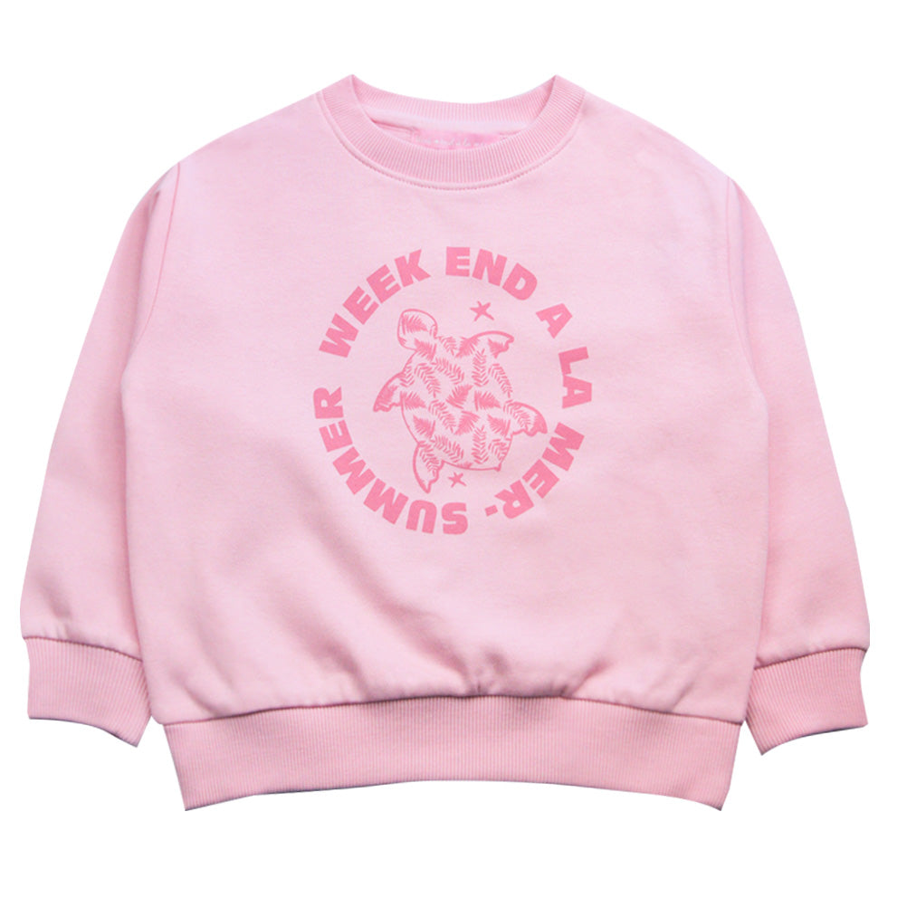 Week-end à la mer Kinder Sweatshirt Cooltime – Candy Pink