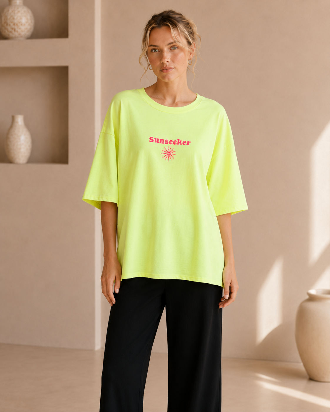 Shirt Sunseeker neon gelb