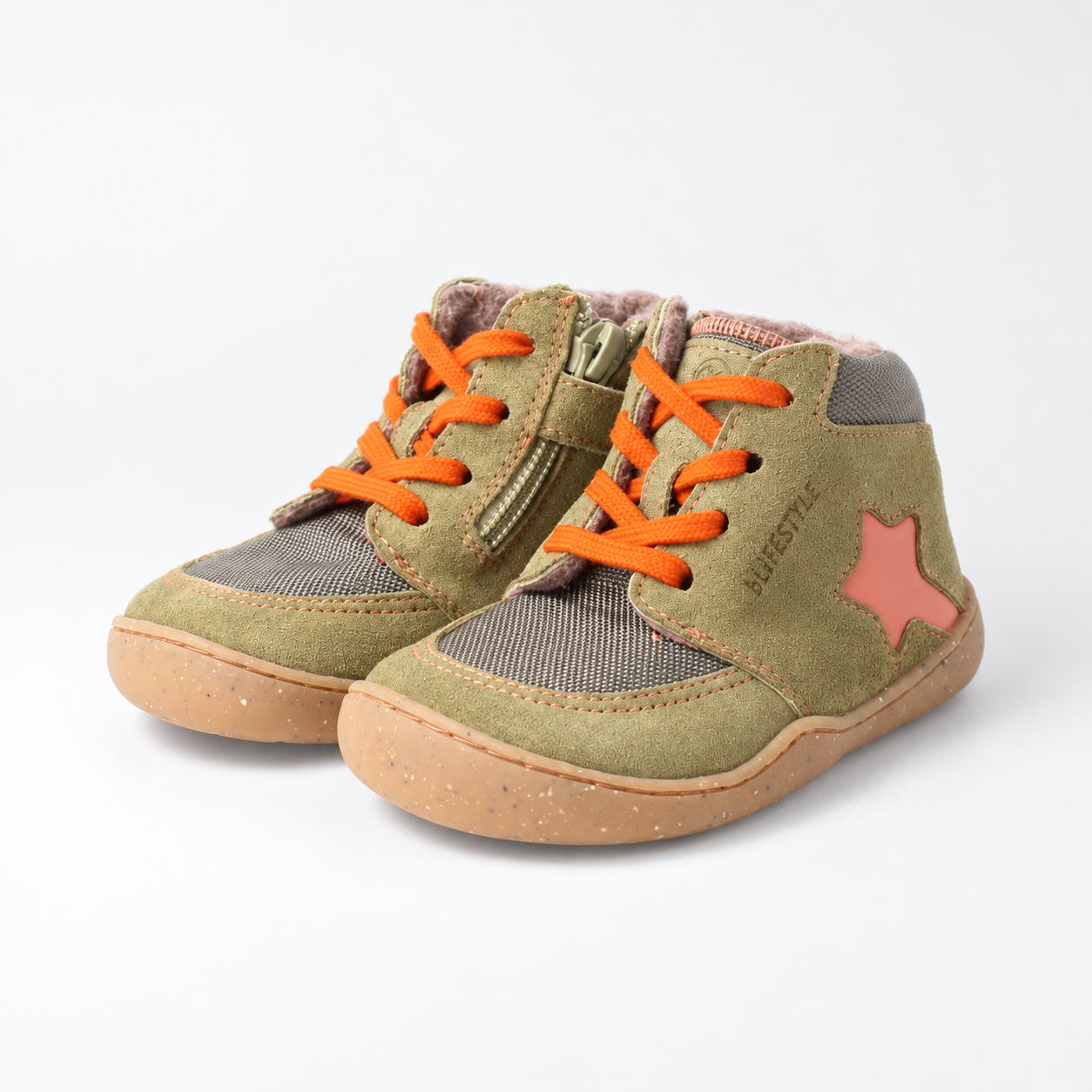 bLIFESTYLE kodiakbärSTYLE KIDS Barfußschuh – Khaki VT467110MV580-24