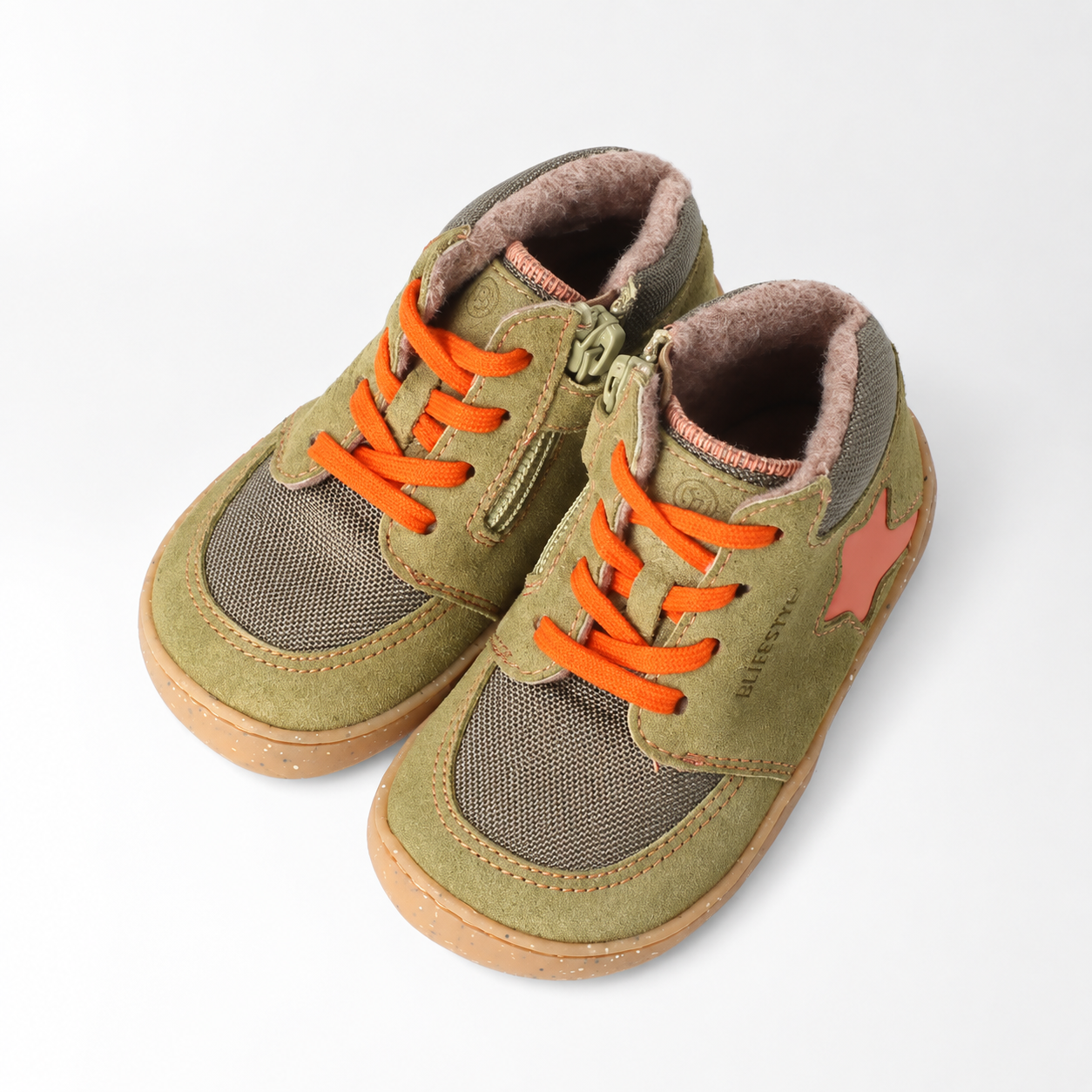 bLIFESTYLE kodiakbärSTYLE KIDS Barfußschuh – Khaki VT467110MV580-24