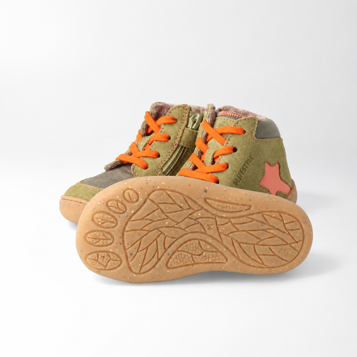 bLIFESTYLE kodiakbärSTYLE KIDS Barfußschuh – Khaki VT467110MV580-24