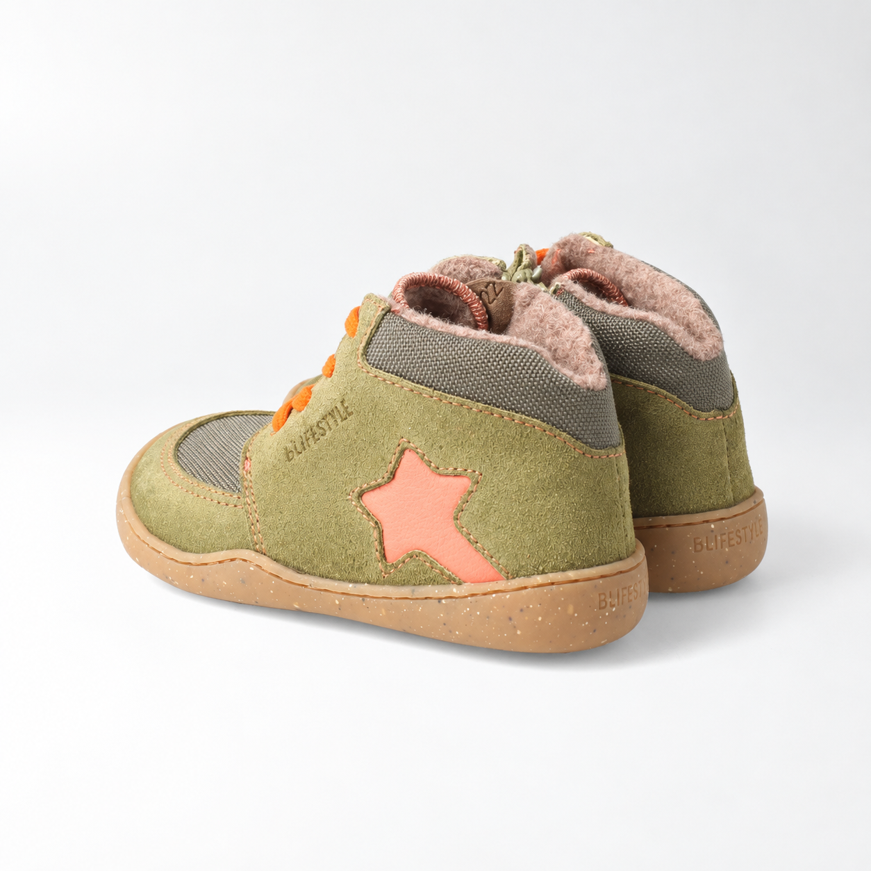 bLIFESTYLE kodiakbärSTYLE KIDS Barfußschuh – Khaki VT467110MV580-24